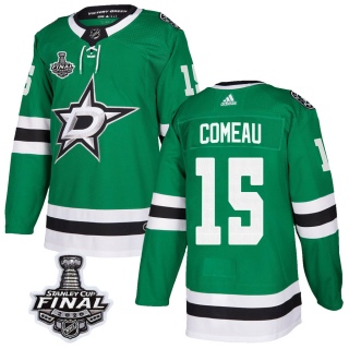 Men's Blake Comeau Dallas Stars Adidas Home 2020 Stanley Cup Final Bound Jersey - Authentic Green
