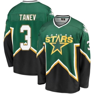 Men's Chris Tanev Dallas Stars Fanatics Branded Breakaway Kelly Heritage Jersey - Premier Green/Black