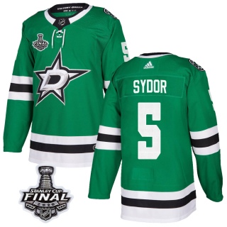 Men's Darryl Sydor Dallas Stars Adidas Home 2020 Stanley Cup Final Bound Jersey - Authentic Green