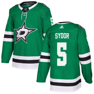 Men's Darryl Sydor Dallas Stars Adidas Home Jersey - Authentic Green