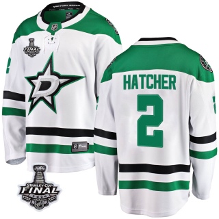 Men's Derian Hatcher Dallas Stars Fanatics Branded Away 2020 Stanley Cup Final Bound Jersey - Breakaway White