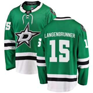 Men's Jamie Langenbrunner Dallas Stars Fanatics Branded Home Jersey - Breakaway Green