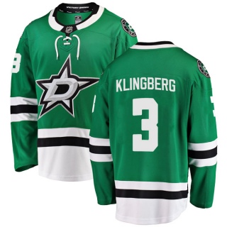 Men's John Klingberg Dallas Stars Fanatics Branded Home Jersey - Breakaway Green