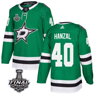 Men's Martin Hanzal Dallas Stars Adidas Home 2020 Stanley Cup Final Bound Jersey - Authentic Green