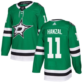 Men's Martin Hanzal Dallas Stars Adidas Home Jersey - Authentic Green