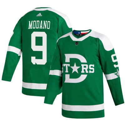 Men's Mike Modano Dallas Stars Adidas 2020 Winter Classic Jersey - Authentic Green