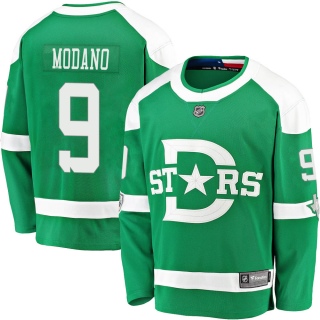 Men's Mike Modano Dallas Stars Fanatics Branded 2020 Winter Classic Jersey - Breakaway Green