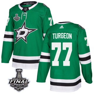 Men's Pierre Turgeon Dallas Stars Adidas Home 2020 Stanley Cup Final Bound Jersey - Authentic Green