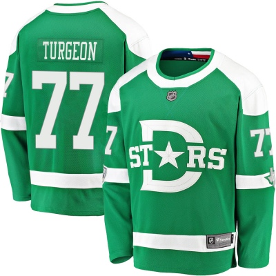 Men's Pierre Turgeon Dallas Stars Fanatics Branded 2020 Winter Classic Jersey - Breakaway Green