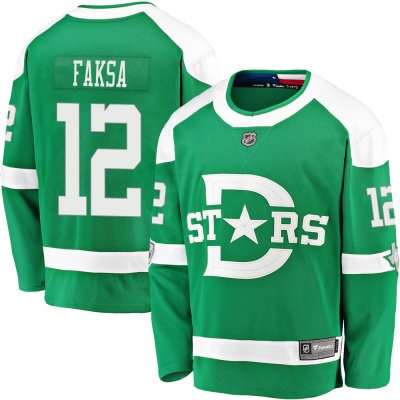 Men's Radek Faksa Dallas Stars Fanatics Branded 2020 Winter Classic Jersey - Breakaway Green