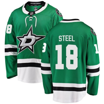 Men's Sam Steel Dallas Stars Fanatics Branded Home Jersey - Breakaway Green