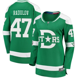 Women's Alexander Radulov Dallas Stars Fanatics Branded 2020 Winter Classic Jersey - Breakaway Green
