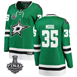 Women's Andy Moog Dallas Stars Fanatics Branded Home 2020 Stanley Cup Final Bound Jersey - Breakaway Green