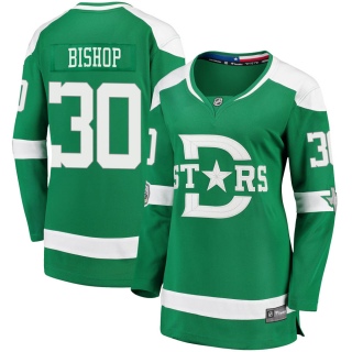 Women's Ben Bishop Dallas Stars Fanatics Branded 2020 Winter Classic Jersey - Breakaway Green