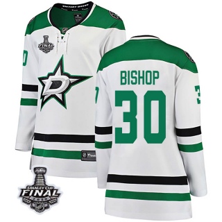 Women's Ben Bishop Dallas Stars Fanatics Branded Away 2020 Stanley Cup Final Bound Jersey - Breakaway White