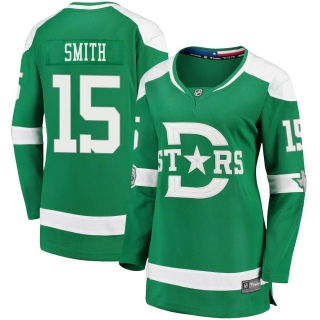 Women's Bobby Smith Dallas Stars Fanatics Branded 2020 Winter Classic Player Jersey - Breakaway Green