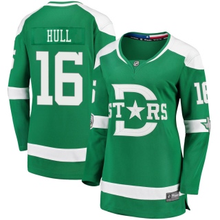 Women's Brett Hull Dallas Stars Fanatics Branded 2020 Winter Classic Jersey - Breakaway Green
