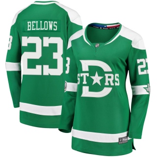 Women's Brian Bellows Dallas Stars Fanatics Branded 2020 Winter Classic Jersey - Breakaway Green
