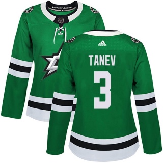 Women's Chris Tanev Dallas Stars Adidas Home Jersey - Authentic Green