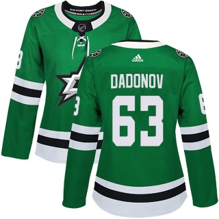 Women's Evgenii Dadonov Dallas Stars Adidas Home Jersey - Authentic Green