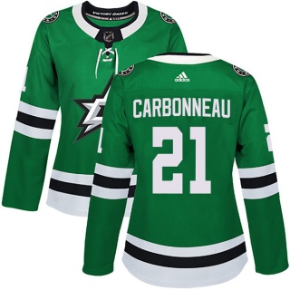 Women's Guy Carbonneau Dallas Stars Adidas Home Jersey - Authentic Green