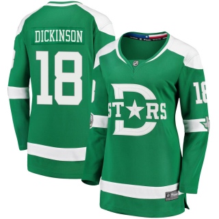 Women's Jason Dickinson Dallas Stars Fanatics Branded 2020 Winter Classic Jersey - Breakaway Green