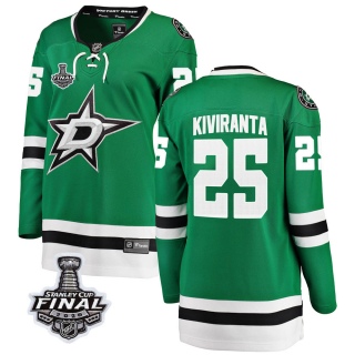 Women's Joel Kiviranta Dallas Stars Fanatics Branded Home 2020 Stanley Cup Final Bound Jersey - Breakaway Green