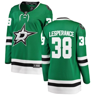 Women's Joel LEsperance Dallas Stars Fanatics Branded Home Jersey - Breakaway Green