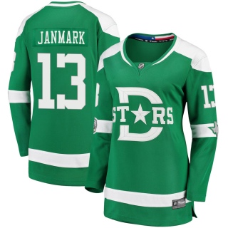 Women's Mattias Janmark Dallas Stars Fanatics Branded 2020 Winter Classic Jersey - Breakaway Green