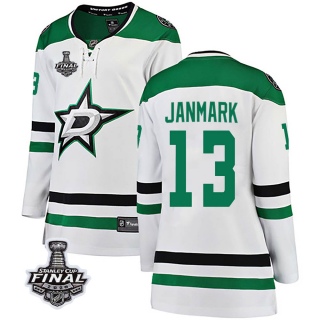 Women's Mattias Janmark Dallas Stars Fanatics Branded Away 2020 Stanley Cup Final Bound Jersey - Breakaway White