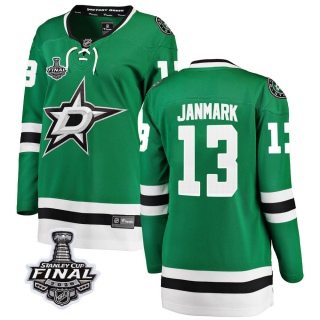 Women's Mattias Janmark Dallas Stars Fanatics Branded Home 2020 Stanley Cup Final Bound Jersey - Breakaway Green