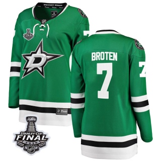 Women's Neal Broten Dallas Stars Fanatics Branded Home 2020 Stanley Cup Final Bound Jersey - Breakaway Green
