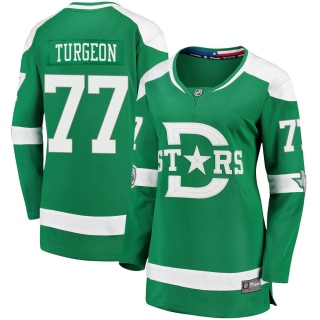 Women's Pierre Turgeon Dallas Stars Fanatics Branded 2020 Winter Classic Jersey - Breakaway Green