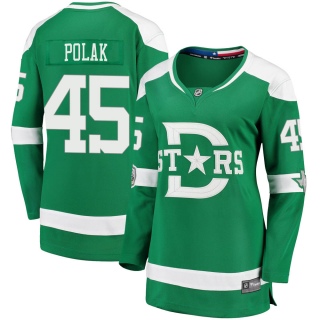 Women's Roman Polak Dallas Stars Fanatics Branded 2020 Winter Classic Jersey - Breakaway Green