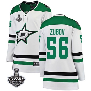 Women's Sergei Zubov Dallas Stars Fanatics Branded Away 2020 Stanley Cup Final Bound Jersey - Breakaway White
