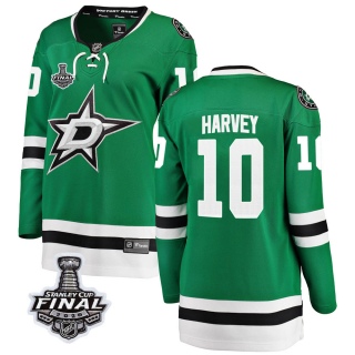 Women's Todd Harvey Dallas Stars Fanatics Branded Home 2020 Stanley Cup Final Bound Jersey - Breakaway Green