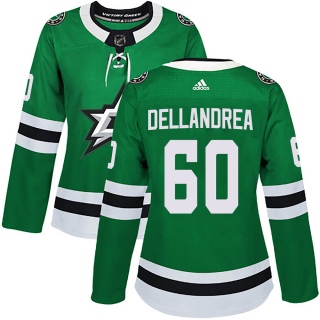 Women's Ty Dellandrea Dallas Stars Adidas ized Home Jersey - Authentic Green
