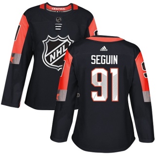 Women's Tyler Seguin Dallas Stars Adidas 2018 All-Star Central Division Jersey - Authentic Black