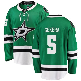 Youth Andrej Sekera Dallas Stars Fanatics Branded Home Jersey - Breakaway Green