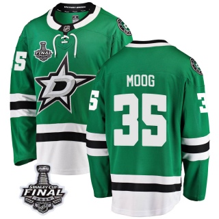Youth Andy Moog Dallas Stars Fanatics Branded Home 2020 Stanley Cup Final Bound Jersey - Breakaway Green