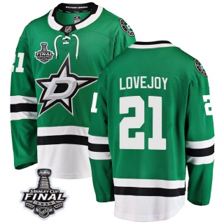 Youth Ben Lovejoy Dallas Stars Fanatics Branded Home 2020 Stanley Cup Final Bound Jersey - Breakaway Green