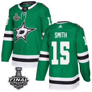 Youth Bobby Smith Dallas Stars Adidas Home 2020 Stanley Cup Final Bound Jersey - Authentic Green