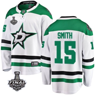Youth Bobby Smith Dallas Stars Fanatics Branded Away 2020 Stanley Cup Final Bound Jersey - Breakaway White