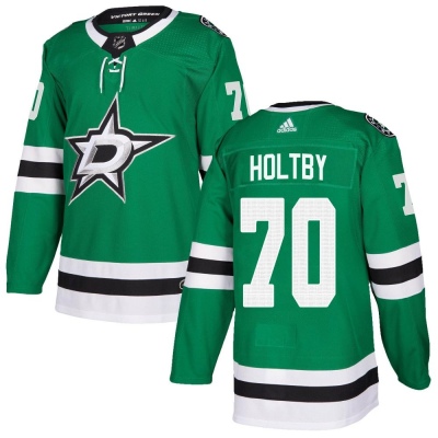 Youth Braden Holtby Dallas Stars Adidas Home Jersey - Authentic Green