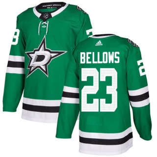 Youth Brian Bellows Dallas Stars Adidas Home Jersey - Authentic Green