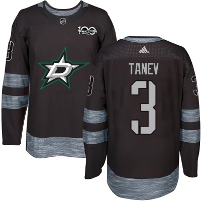 Youth Chris Tanev Dallas Stars 1917- 100th Anniversary Jersey - Authentic Black