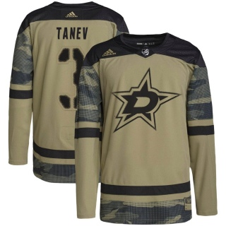 Youth Chris Tanev Dallas Stars Adidas Military Appreciation Practice Jersey - Authentic Camo