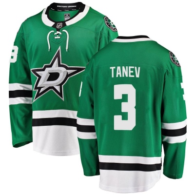 Youth Chris Tanev Dallas Stars Fanatics Branded Home Jersey - Breakaway Green