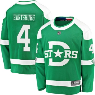 Youth Craig Hartsburg Dallas Stars Fanatics Branded 2020 Winter Classic Jersey - Breakaway Green
