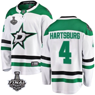 Youth Craig Hartsburg Dallas Stars Fanatics Branded Away 2020 Stanley Cup Final Bound Jersey - Breakaway White